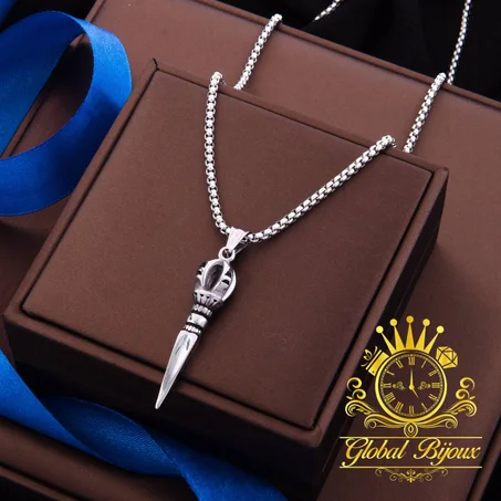 Collier en argent + pendentif