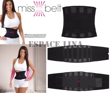 Miss Belt Ceinture type corset, gaine , ligne amincissante, ventre plat