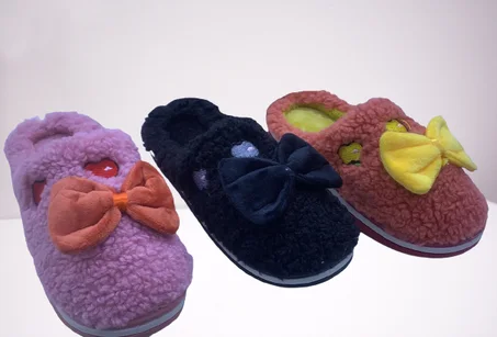Pantoufle femmes chaussure de salon pantoufles talon compensé