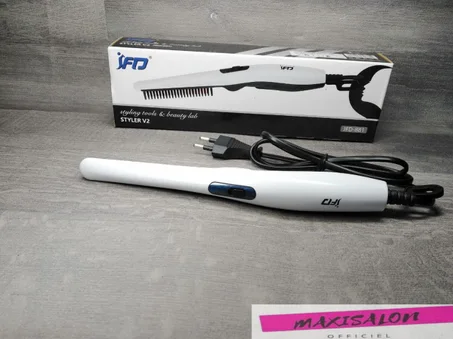 Brosse à cheveux multifonctionnelle, lisseur électrique pour barbe, peigne à lissage rapide pour hommes