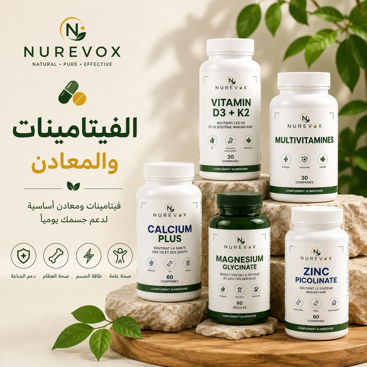 💊 الفيتامينات والمعادن