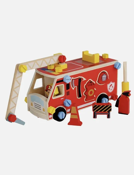 🚒 Camion de Pompiers à Construire et Démonter