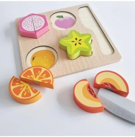 Puzzle Fruits à découper ( pack de deux)