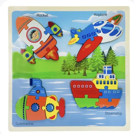 puzzles moyens de transport