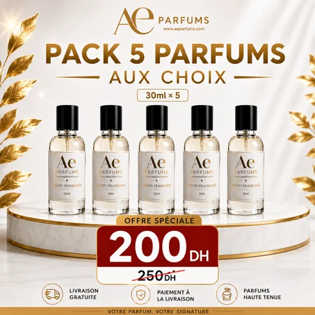 Pack Homme – 5 Parfums de 30ml