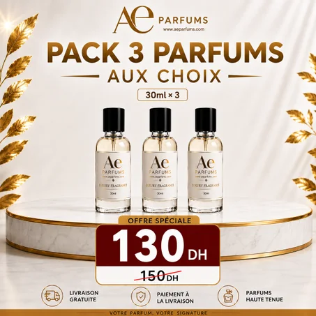 Pack Homme de 3 Parfums - 30ml