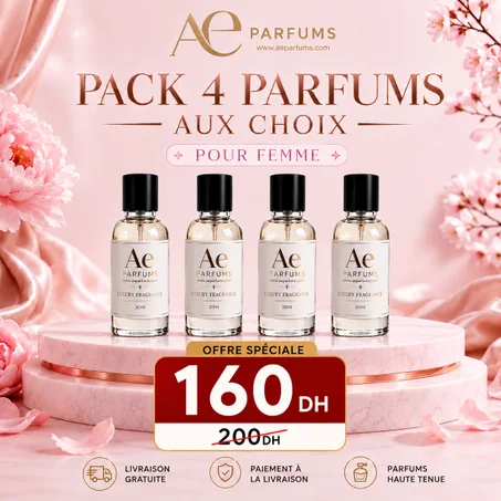 Pack Femme de 4 Parfums - 30ml