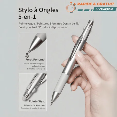 Stylo Pression Nail Art Décoration