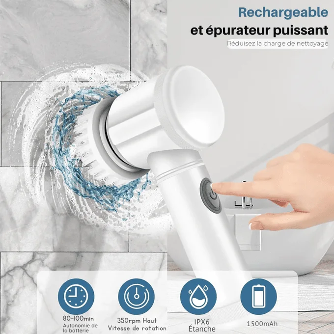 Brosse électrique rechargeable