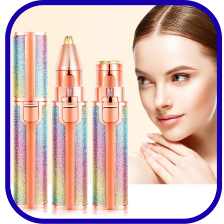 ماكينة تشذيب الحواجب الكهربائية 2 في 1