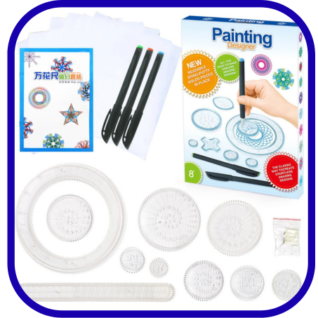 مجموعة سبيروغراف ملونة