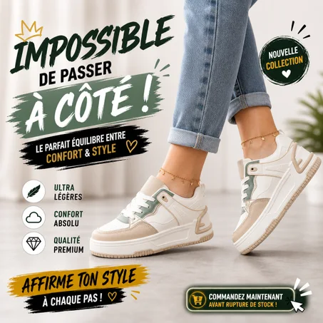 Elégance incomparable : des baskets qui reflètent votre personnalité
