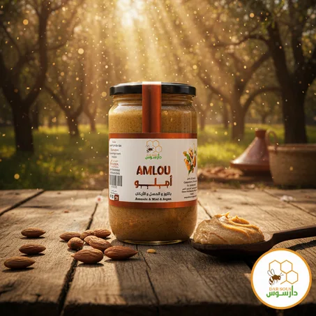 املو باللوز وأركان و العسل