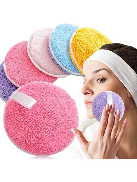 Éponges de nettoyage facial reutilisable