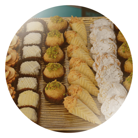 بلاطو حلويات مغربية