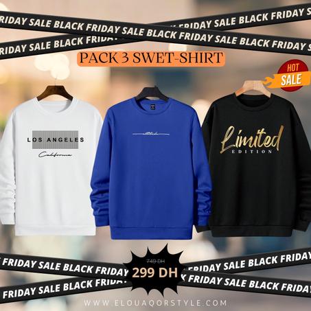 Pack 3 Sweat-shirt 2025