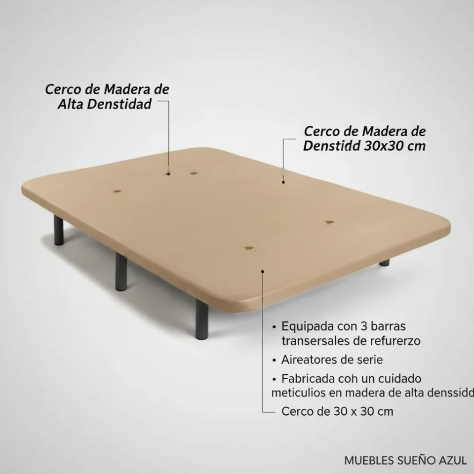 Base Tapizada 3D Reforzada