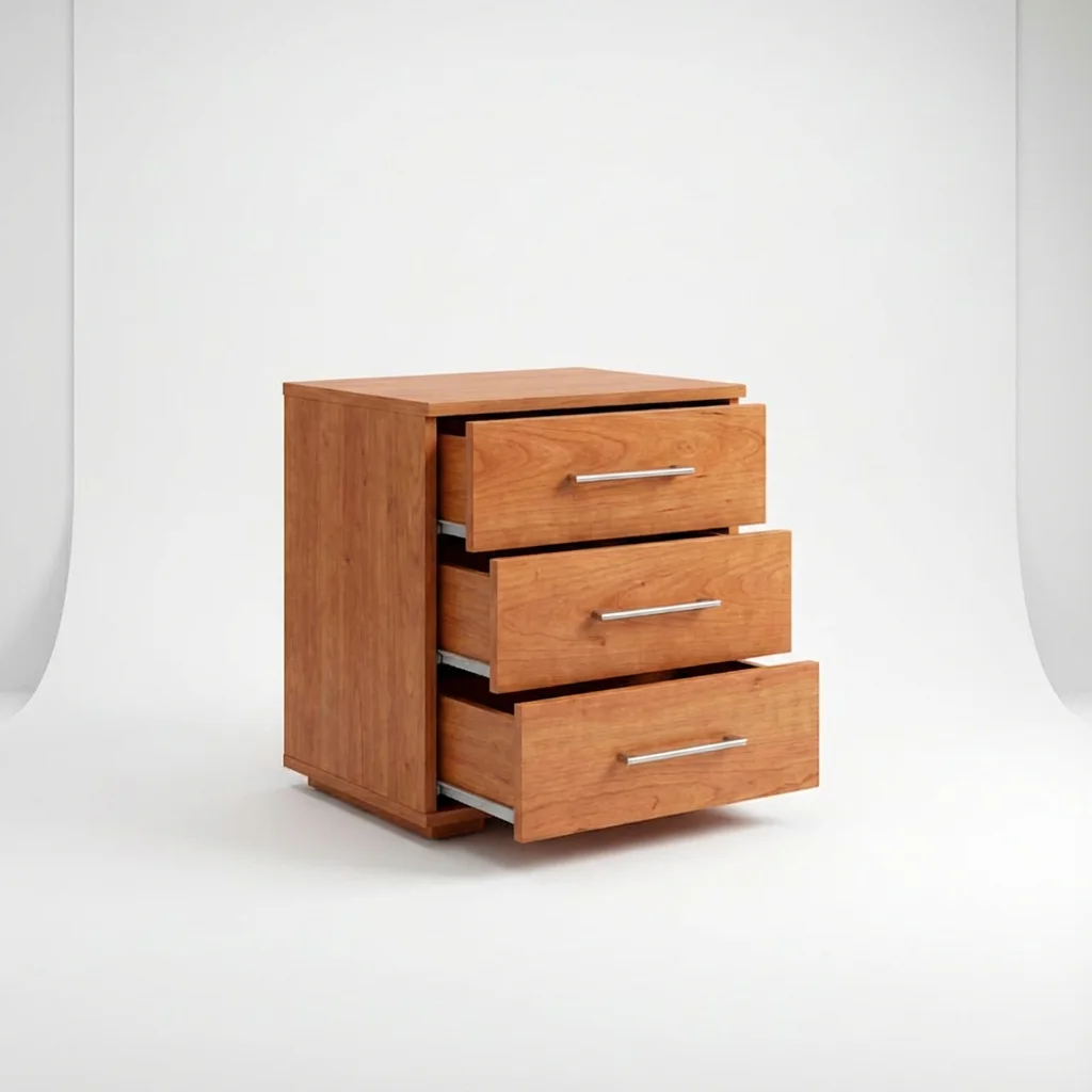 Mesita de Noche 3 Cajones