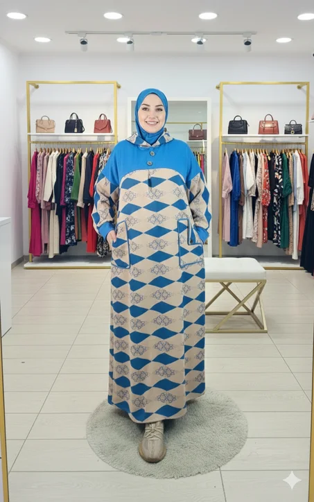 🍂💯😍فستان ناعم و رقي , استقبلي الشتاء