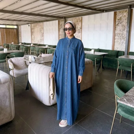فستان دجين جودة عالية OVERSIZE 💯