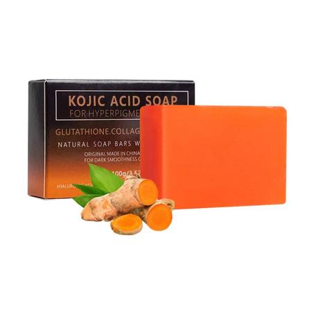 Barre de curcuma biologique avec parfum au citron 100g