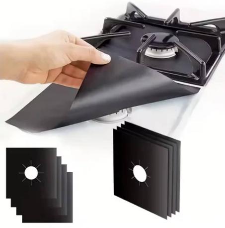 Protège-plaques de cuisson FireMat pour brûleurs à gaz ; 4 pièces 𝟳𝟵𝟬𝟬 𝗙𝗖𝗙𝗔