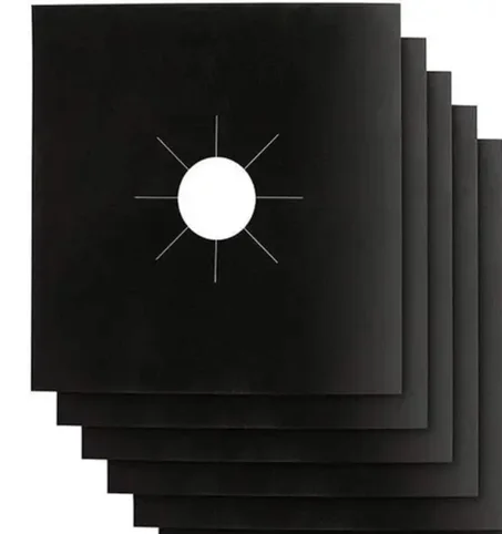 Protège-plaques de cuisson FireMat pour brûleurs à gaz ; 4 pièces 𝟳𝟵𝟬𝟬 𝗙𝗖𝗙𝗔