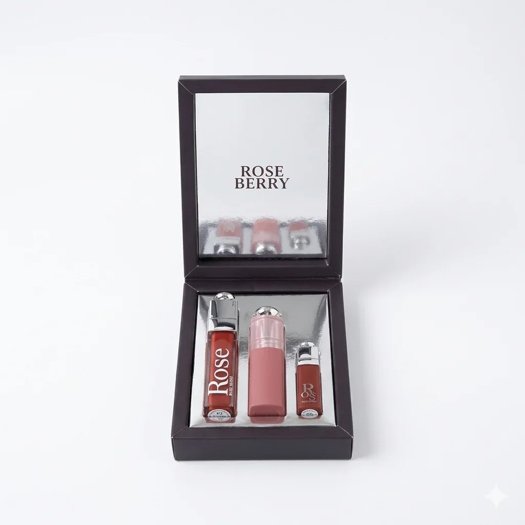 Pack lipstick rose Berry