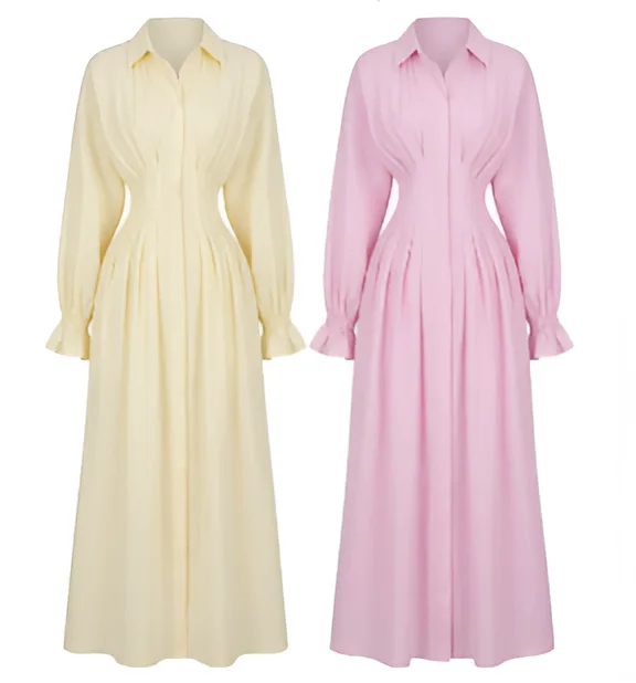 Robe Élégance Plissée