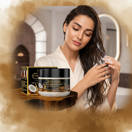 ماسك الشعر من إيلهو بزيت الأرغان وجوز الهند – 120 مل