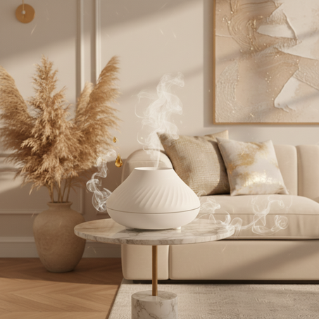 شعلة البركان – اللون الأبيض