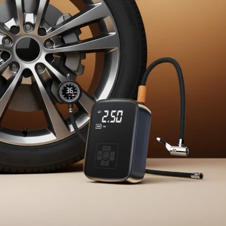 مضخة هواء لاسلكية للسيارات والإطارات