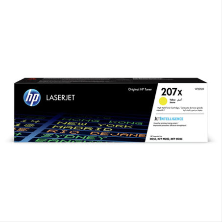 HP 207X Original LaserJet Toner Crtg 2450Pages pour M255dw, M282nw, M283fdn, M283fdw