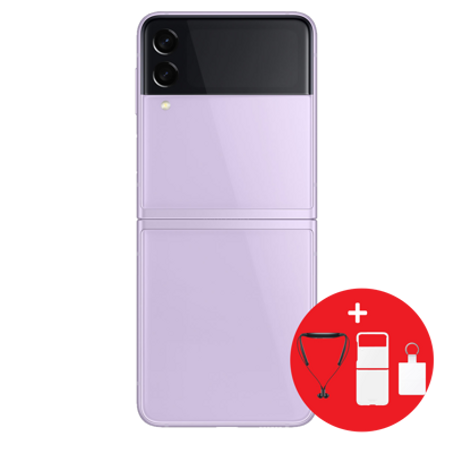 SAMSUNG Smartphone Z Flip 3 6.7" 8Go 256Go Android 5G Dual Sim 10Mpx 12Mpx 12Mpx Lavender 12M