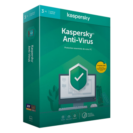 Kaspersky Antivirus 2021 3 Postes /1 An