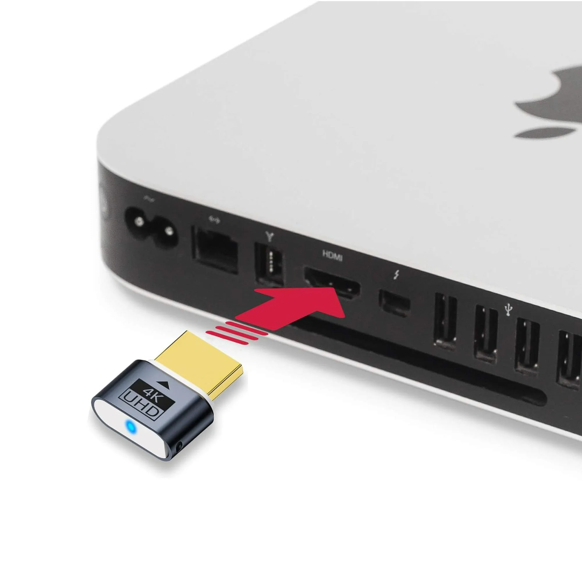 وصلة HDMI محاكية للشاشة 4K لتحسين العرض والتحكم عن بعد