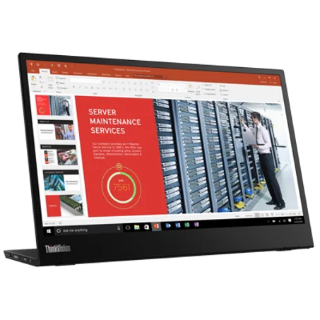 LENOVO M14 14.0" FHD IPS Mobile Monitor,2xUSB 3.1 Type-C,Business Black,36M