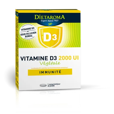 Vitamine D3 Végétale 2000UI