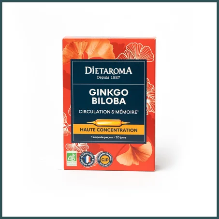 GINKGO BILOBA  : Circulation & Mémoire