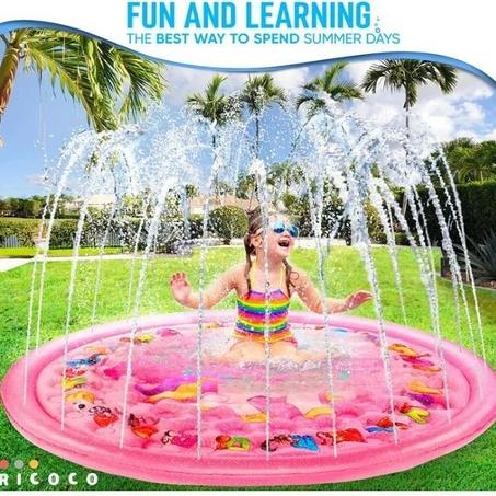 tapis fontaine d'eau enfants ( 170 cm )