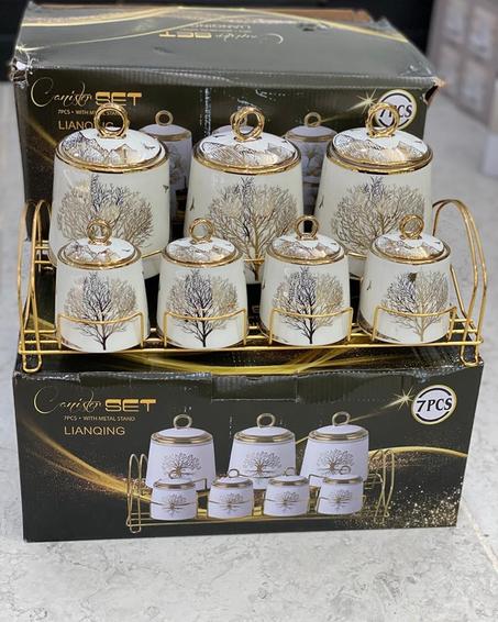 Boîtes d'épices avec support