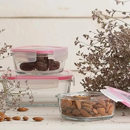 Set frigo verre 3 pièces