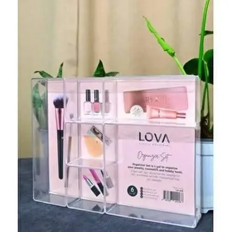 ensemble de 6 pièces organisateur en plexi