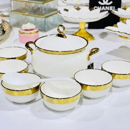 service à soupe 9 pièces