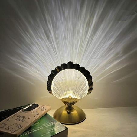 veilleuse LED en cristal rechargeable