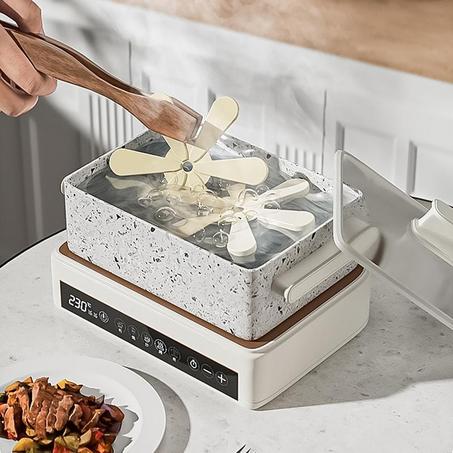 3 sous Plat silicone avec support