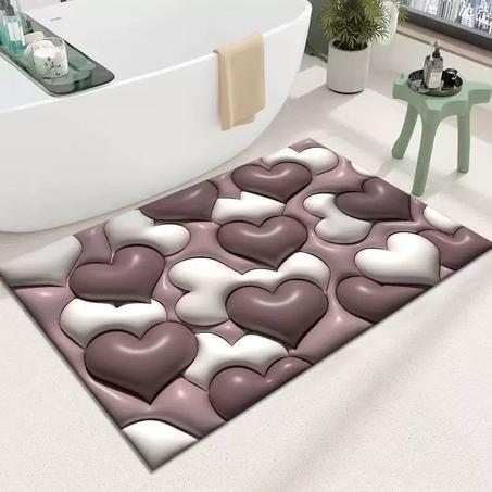 Tapis salle de bain absorbant  ( 58 / 38 cm )