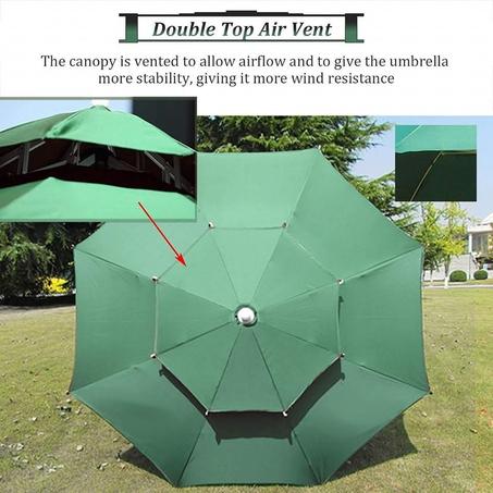 parasole double tête 3 mètres