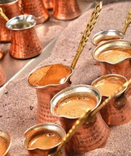 طقم ركوة القهوة العثمانية المشهورة