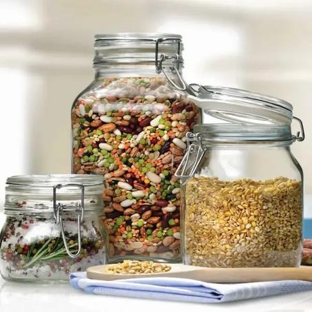 Bocal en verre étanche